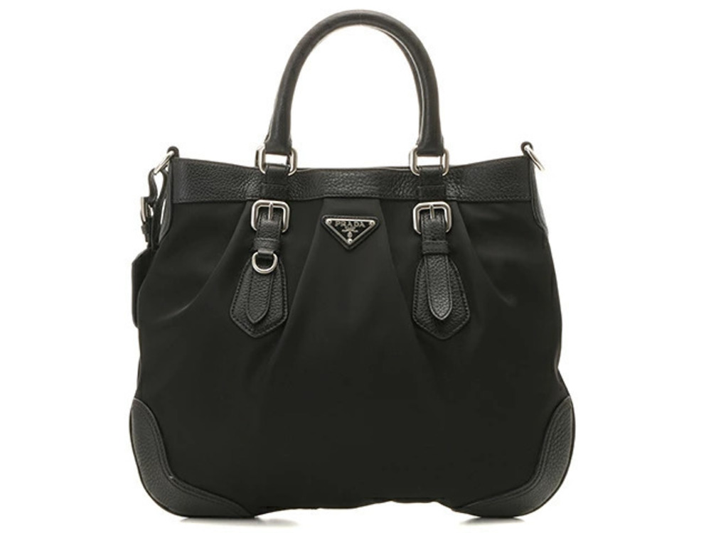 Prada Tessuto Shoulder Bag black